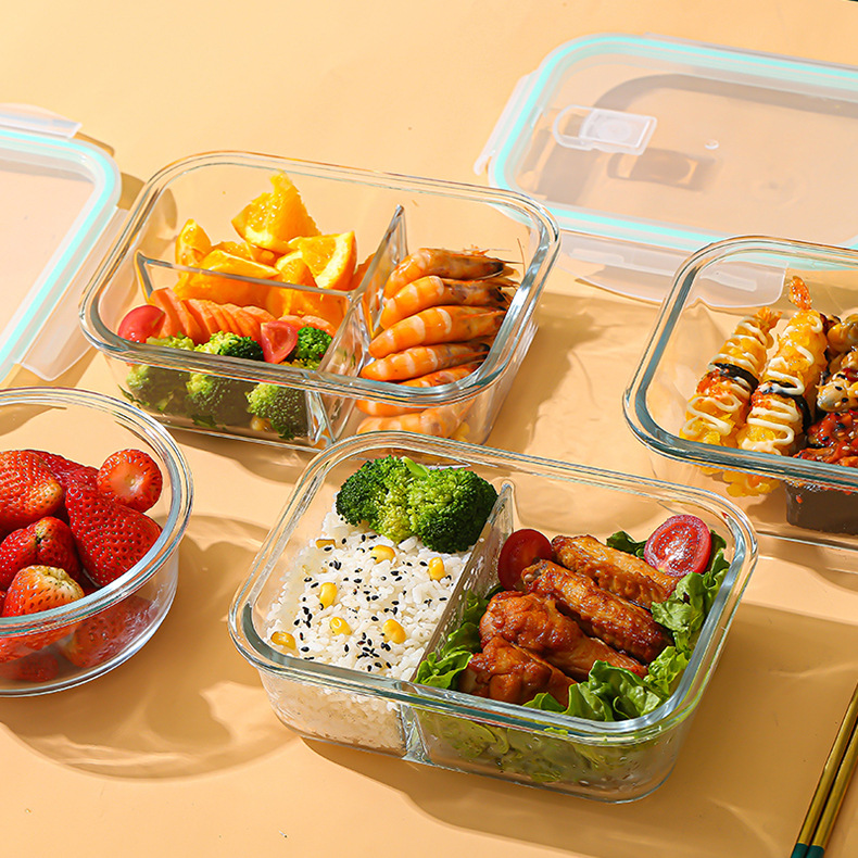 Food Storage Oven Safe - Szklany pojemnik do przechowywania świeżej żywności,