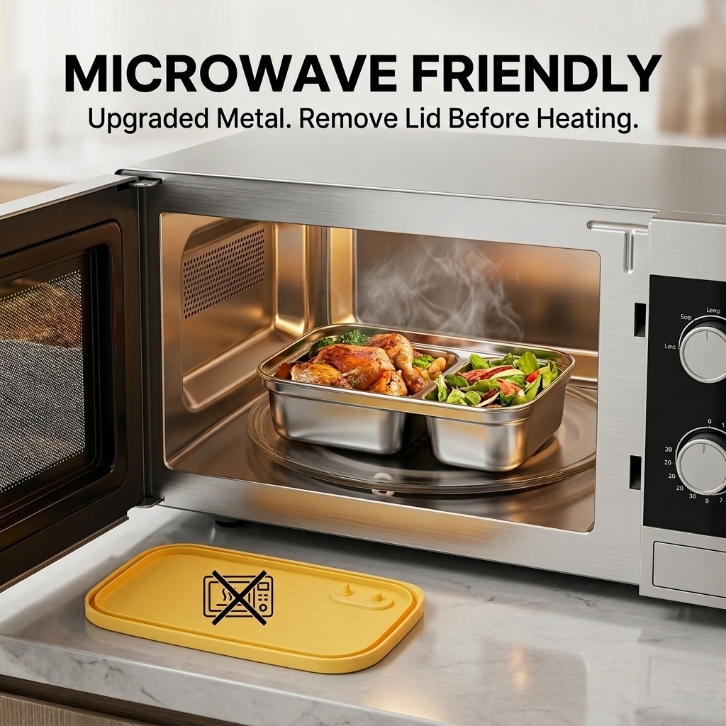 Pojemnik na lunch ze stali nie – Food Storage Oven Safe recenzja i cena
