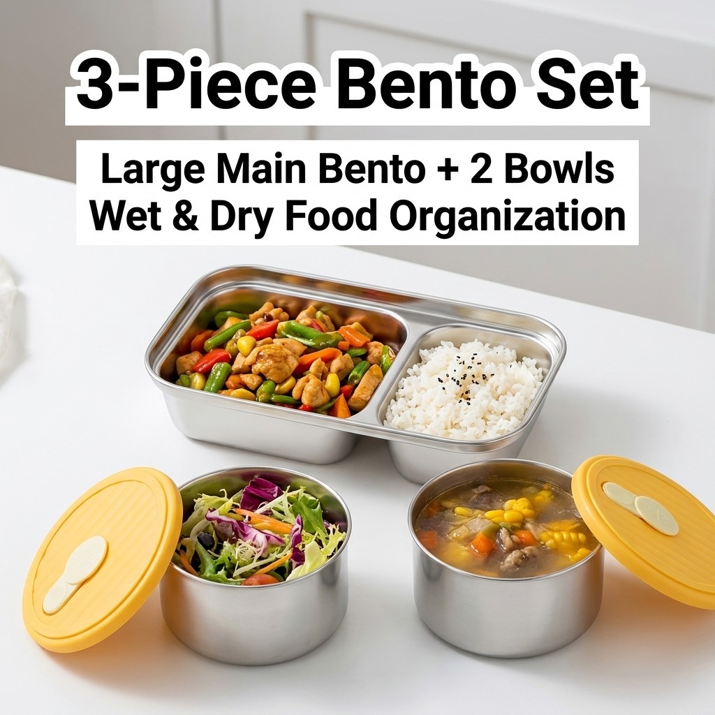 Pojemnik na lunch ze stali nie – Food Storage Oven Safe recenzja i cena