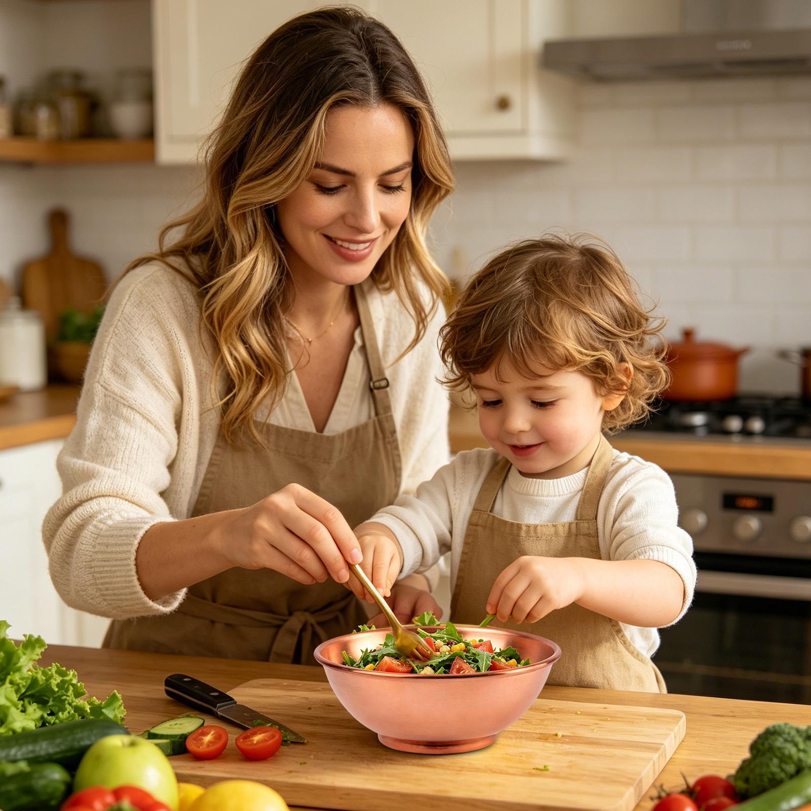 Miedziana miska Duże pojemniki – Food Storage Meals recenzja i cena