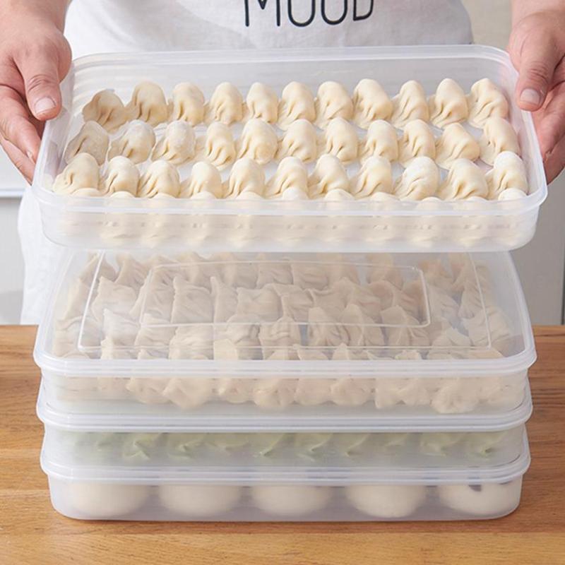 Pojemniki na pierogi, owoce, w – Food Storage With Dividers recenzja i cena