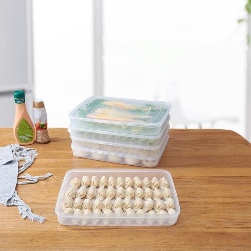 Pojemniki na pierogi, owoce, w – Food Storage With Dividers recenzja i cena