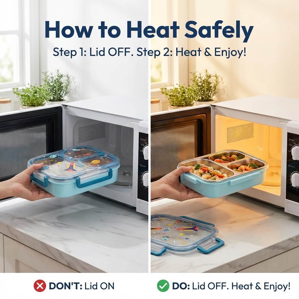 Uroczy pojemnik na lunch z prz – Food Storage Oven Safe recenzja i cena