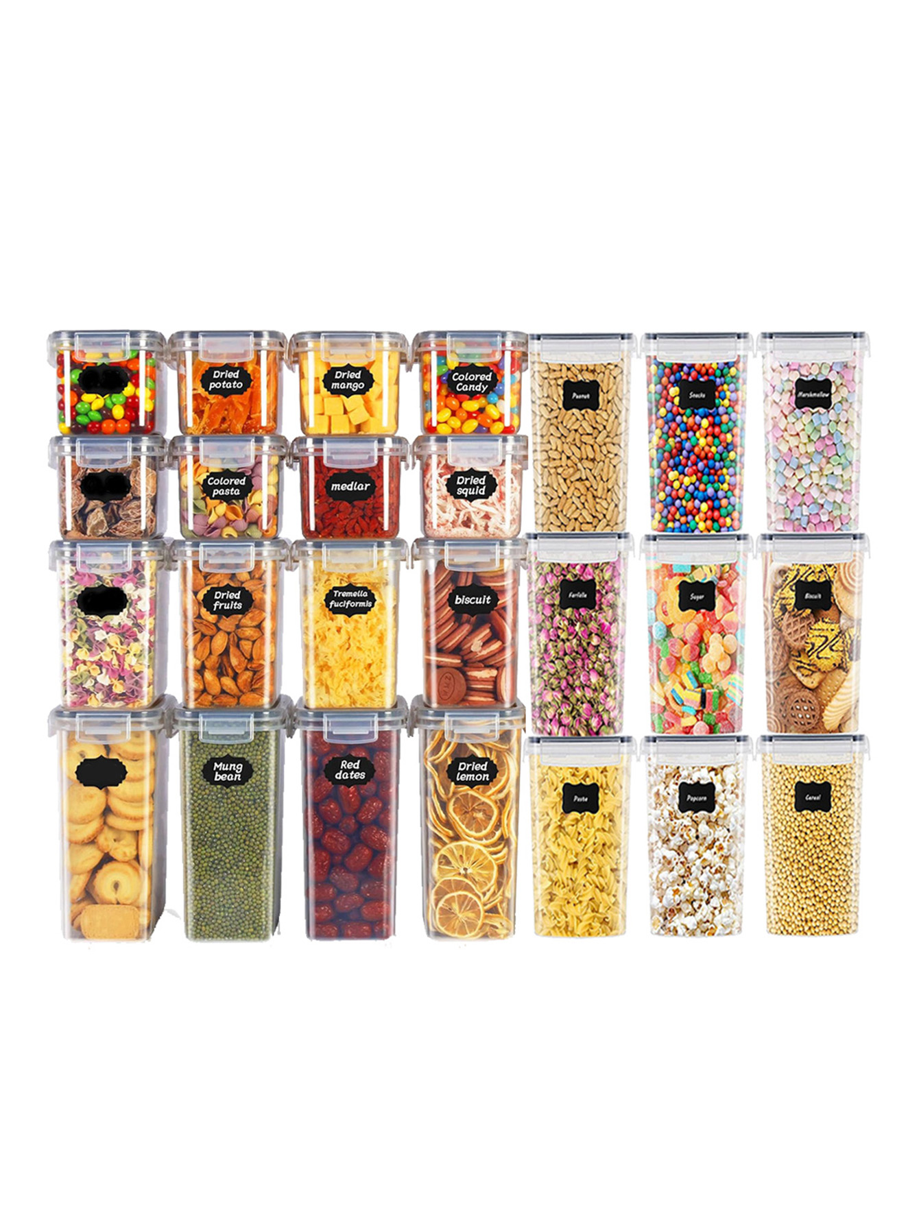 48 sztuk, szczelne pojemniki d – Food Storage Meals recenzja i cena